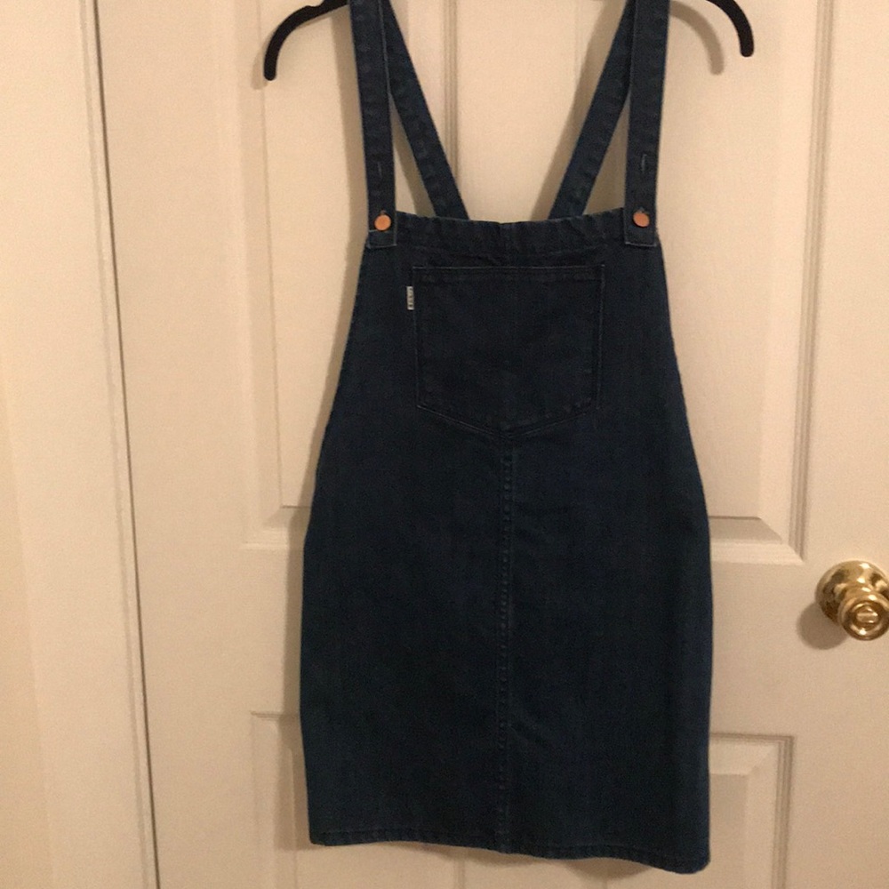 Overall denim dress
